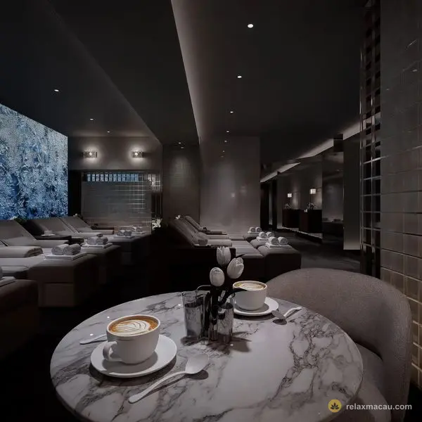 帝濠桑拿大理石餐飲區